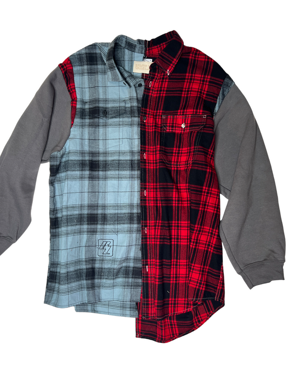Rowdy Flannel Button Up X-Large