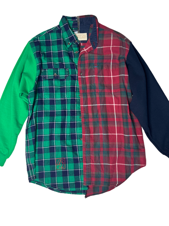 Rowdy Flannel Button Up Large