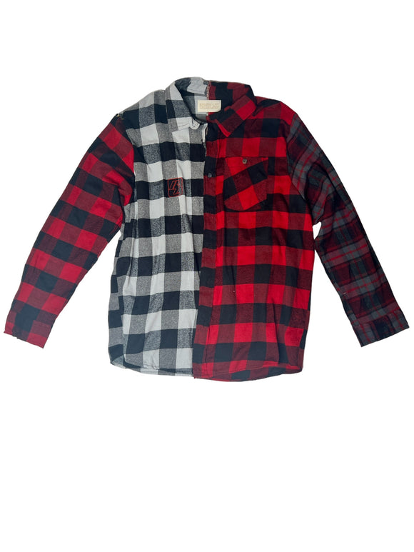 Rowdy Flannel Button Up 2XL